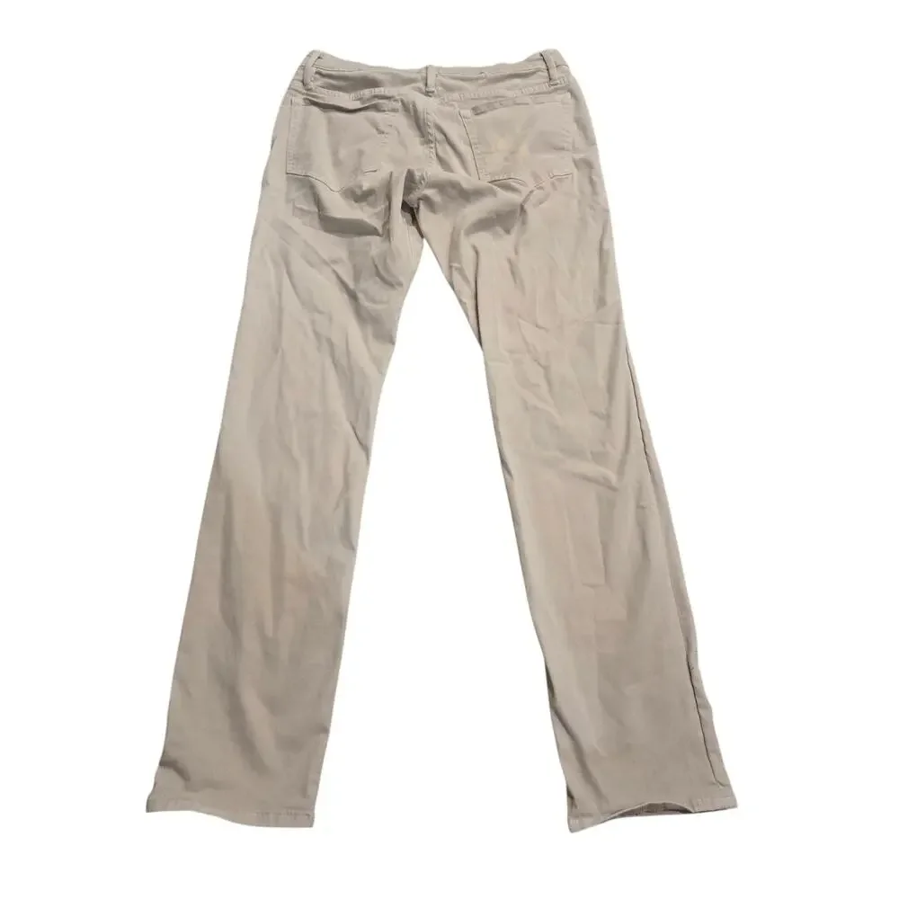 FRAME L'Homme Slim Light Grey Stretch Denim Jeans Size 32 Mens Pants Soft